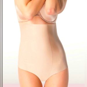 New w/Tags! Body Hush Women's The Catwalk High Waist Panty, Nude, Med